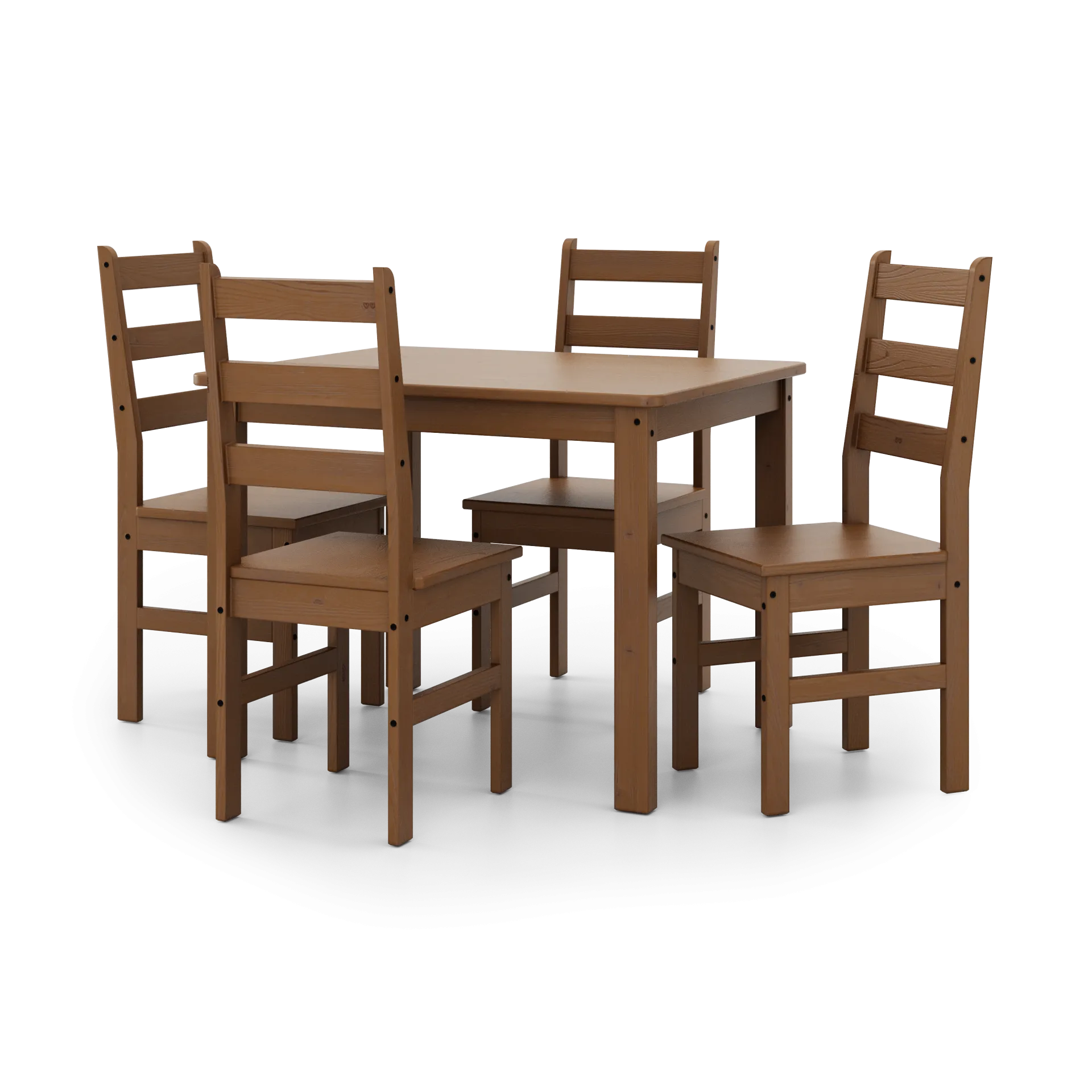 Conjunto Bella Mesa 100cm + 4 cadeiras 